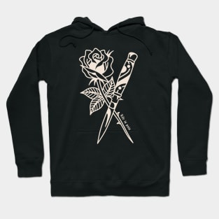 Rose knife tattoo Hoodie